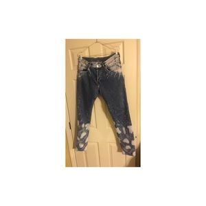 Bleach style super skinny jeans